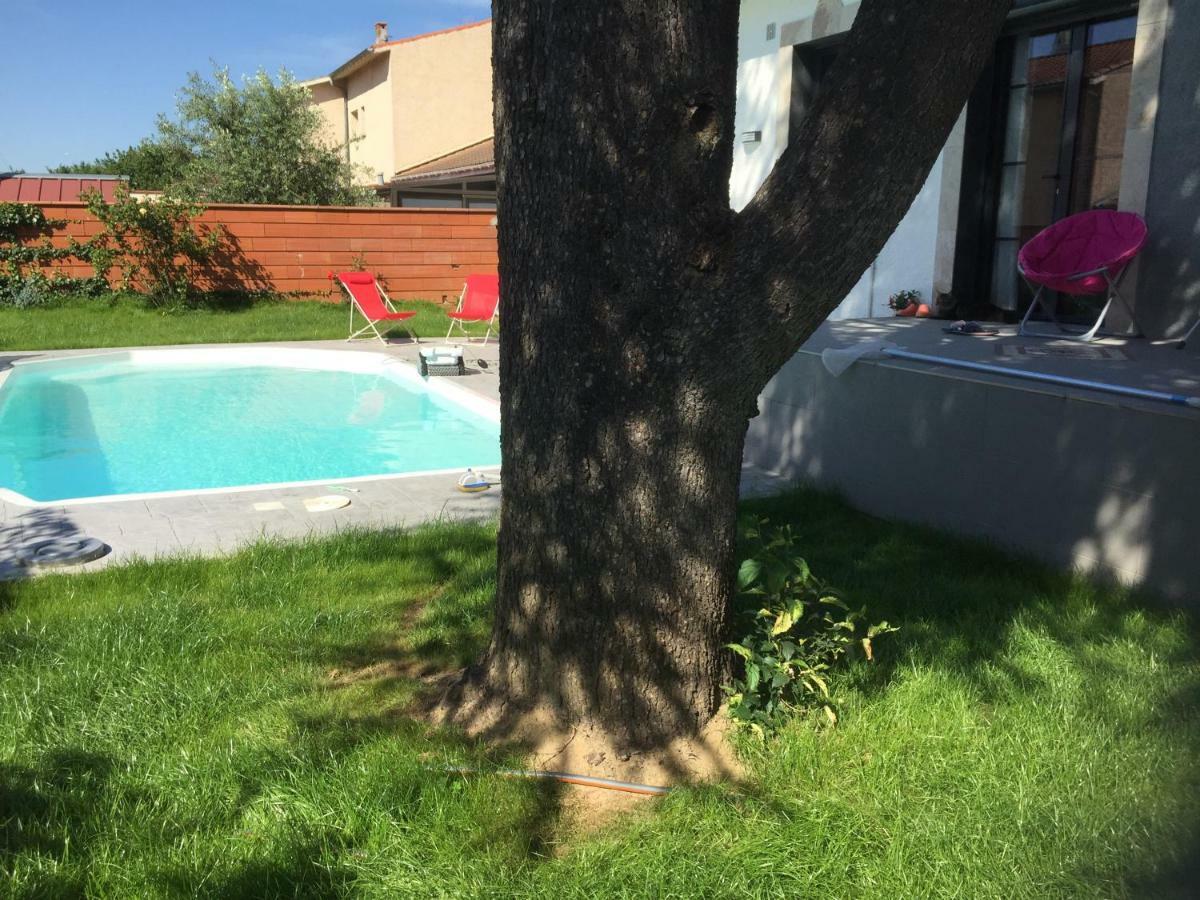 Toulouse Metropole Chambre Privée de Luxe - SDB WC privée Terrasse Piscine Aqua Bike Privées Cugnaux Esterno foto